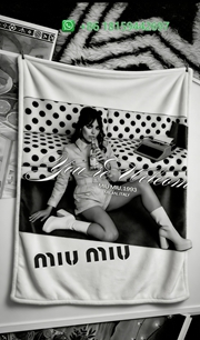 Miumiu Throw Blankets